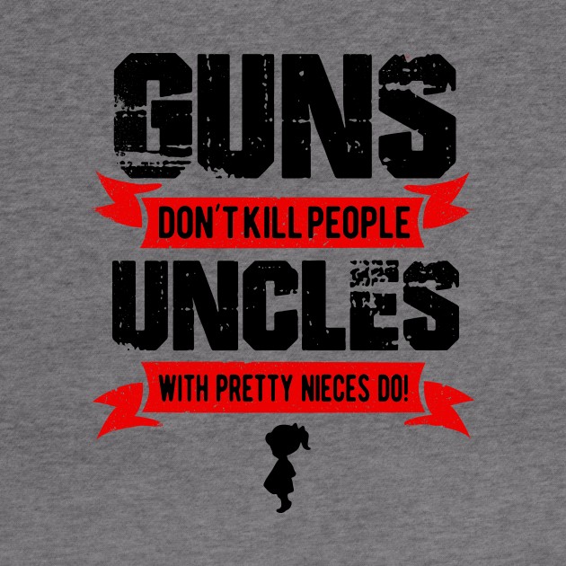 Cool Gun And Uncle T Shirt by Catxuri